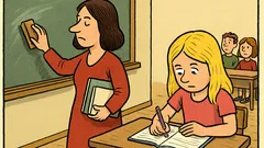 Vtip: Ako spoznáš rodenú blondínku v škole?