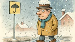 Vtip: Keď v zime prší, sneží