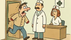 Vtip: Vtrhne muž do nemocnice, kričí…