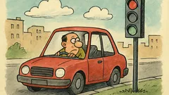 Vtip: Prečo semafor zazelenie až keď zastavíš?