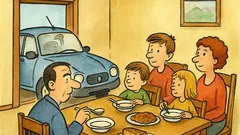 Vtip: Auto je právoplatným členom rodiny