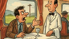 Vtip: V jedálenskom vozni čakám na rezeň…