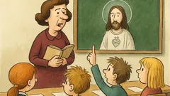 Vtip: Katechétka sa pýta detí...