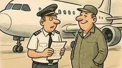 Vtip: Pilot hlási myš v kabíne...